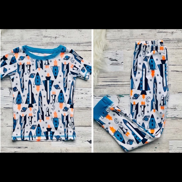 4pc Carter “Rocket Theme” 4T Pajama Bundle - Picture 7 of 8